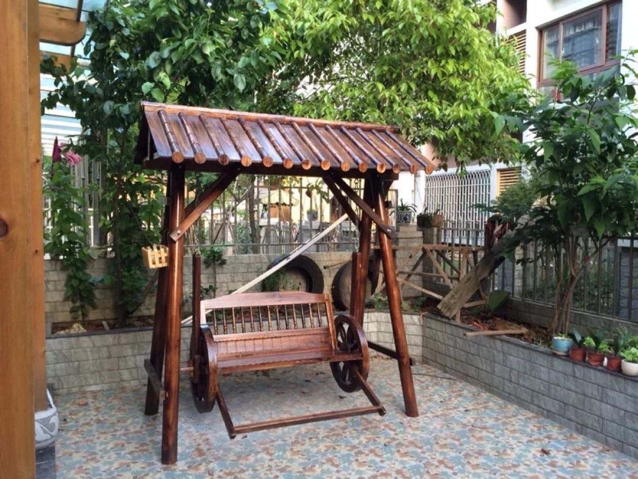 湖南防腐木 秋千摇椅