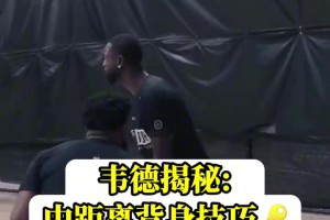 韦德揭秘中距离背身技巧：我的招牌中距离，学会了吗？
